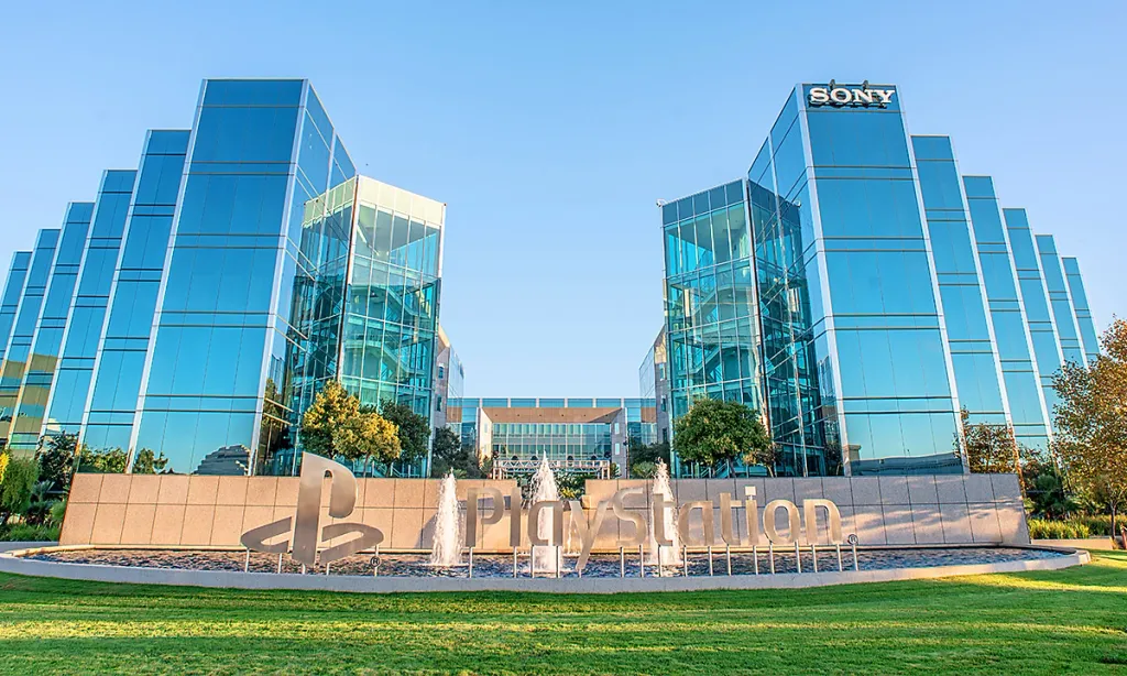 Image of the San Mateo PlayStation offices which is energy-efficient.