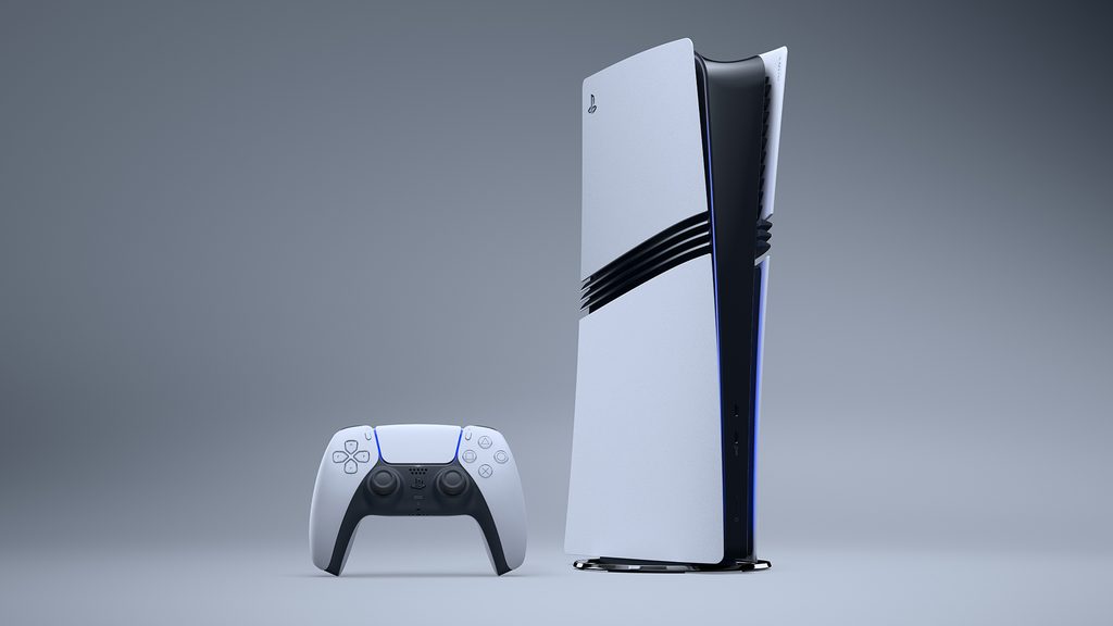 PlayStation 5 Pro with DualSense wireless controller