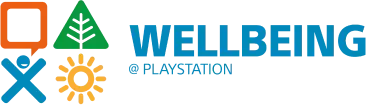 Wellbeing at PlayStation logo