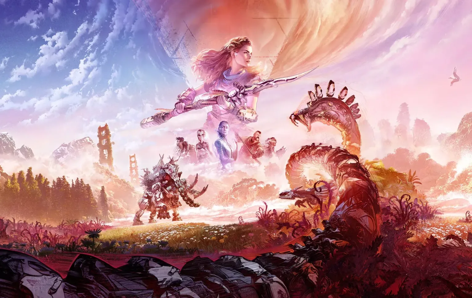 Horizon Forbidden West keyart