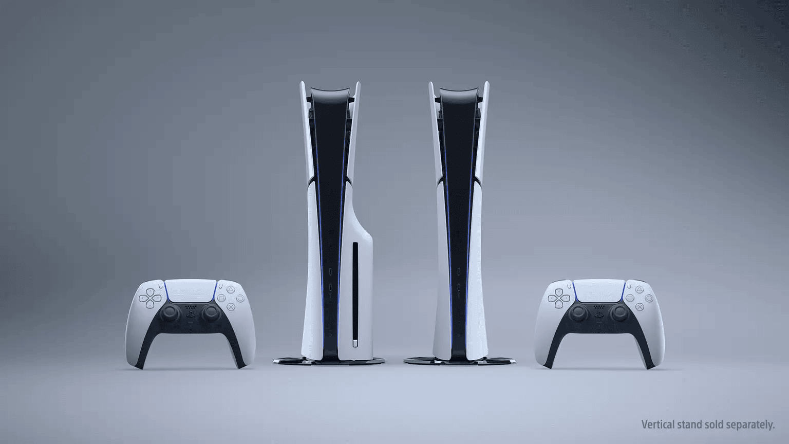 PS5およびPS5デジタルエディションと並ぶDualSenseワイヤレスコントローラー