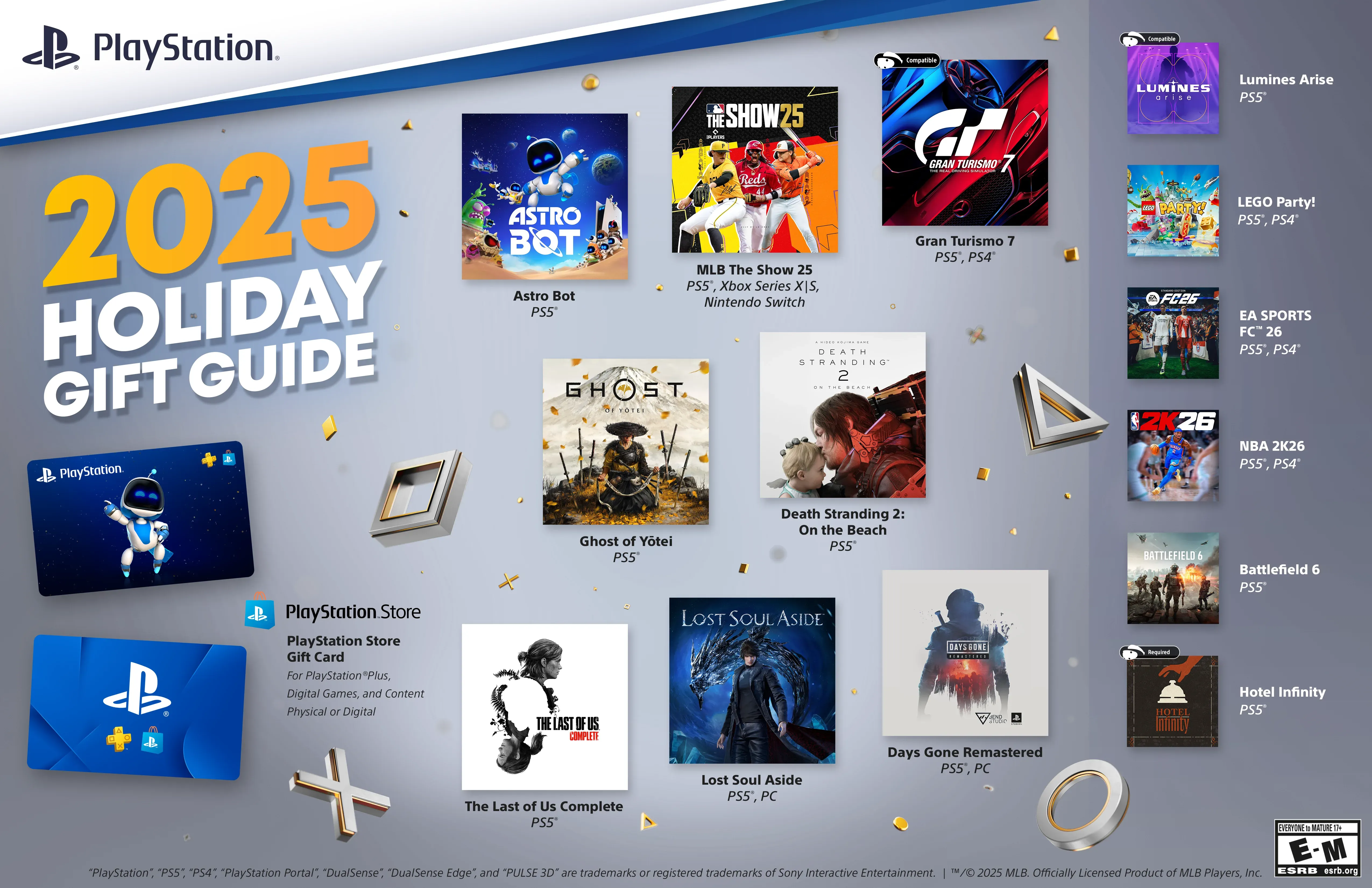 2025年版PlayStationホリデーギフトガイド