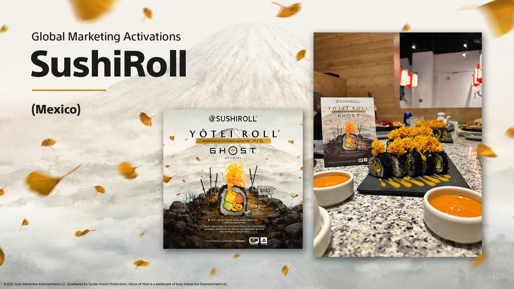 『Ghost of Yōtei』の世界観を反映したさまざまな施策 - SushiRoll